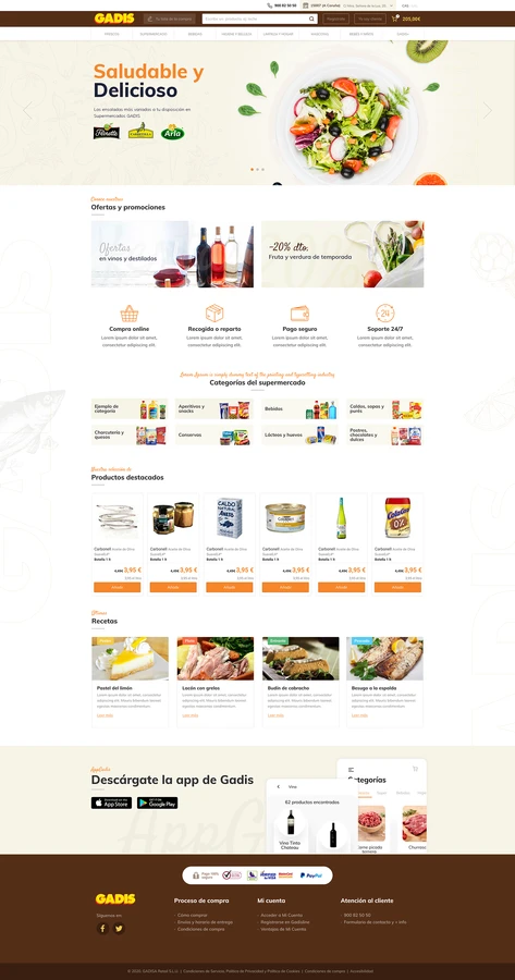 The result: a solid foundation for the new online store development