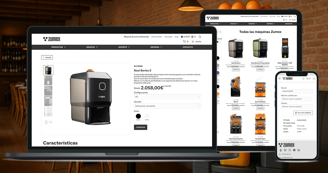 Zumex E-commerce